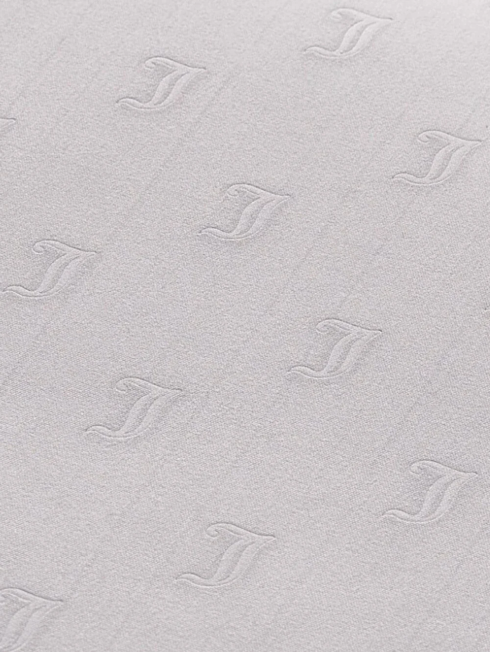 Juicy Couture Home Embossed Down Alternative Queen Comforter- White